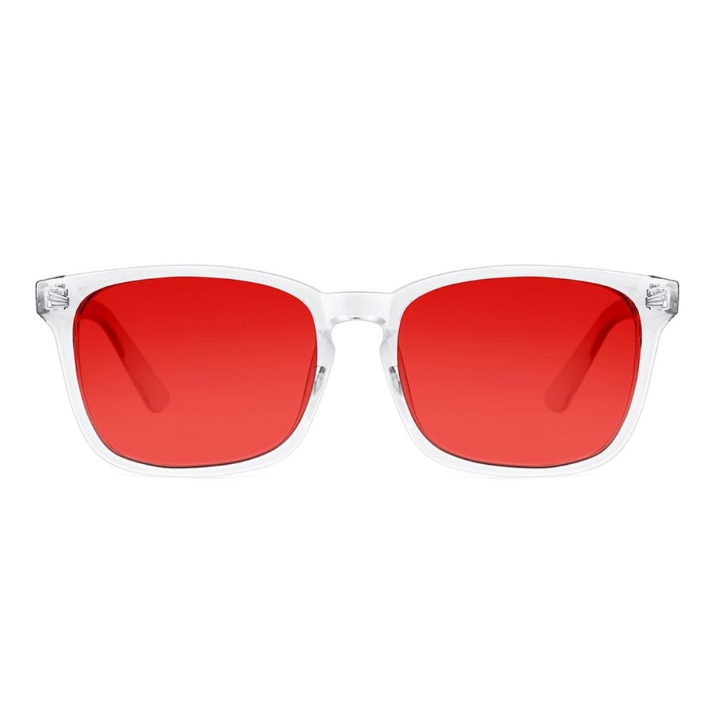 TIJN Sleep Glasses with Blue Green Light Blocking, Red Light Lens for Computer Gaming, Screen Fatigue & UV Protection