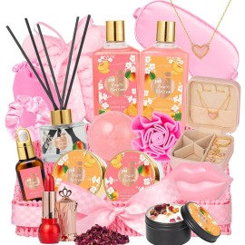 Christmas Gifts for Women Gift - 23-Piece Luxury Spa Gift Baskets for Women, Bath and Body Gift Basket for Her, Spa Kit | Perfect for Holiday, Valentine\'s Day, Birthday, Mothers Day Gifts for Mom