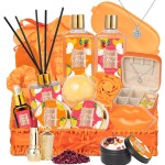 Christmas Gifts for Women Gift- 23-Piece Bath & Body Gift Basket Set for Women, Bath Gift Set, Spa Gift Baskets | Mothers Day Gifts for Mom, Valentine\'s, Birthday Gifts, All Occasion Present for Her