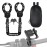 Honszex Electric Scooter Locks Anti Theft, E Scooter Phone Holder & Scooter Chain Lock with Key, Heavy-Duty Anti-Theft Lock with Waterproof Storage Bag, Accessories for Electric Scooters and Bicycles