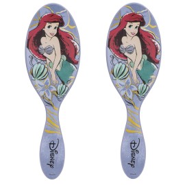 Wet Brush Disney Original Hair Detangler, Ariel (Elegant Princess), Ultra-Soft IntelliFlex Bristles, Detangling Brush Glides Through Tangles (Wet Dry & Damaged Hair), Women & Men (Pack of 2)