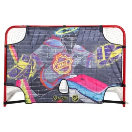 Franklin Sports NHL Hockey Goalie Shooting Target - Shooter Tutor Street Hockey Goal Practice Target - Shooting Practice + Training Equipment - Official Size - 72 x 48