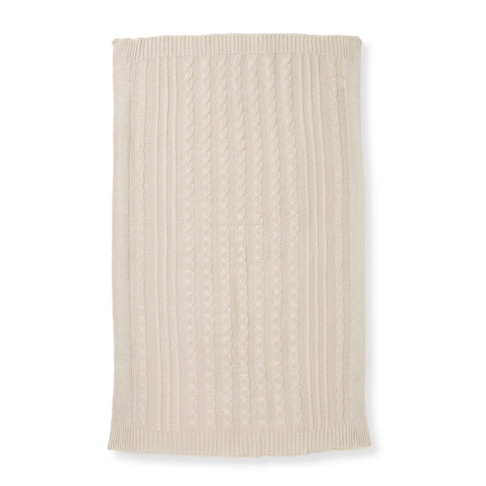 Burt\'s Bees Baby Infant Blanket, Cable Knit, Made with 100% Soft Breathable Organic Cotton, Nursing Blankets, Machine Wash Baby Newborn Essentials, Size 30 x 40 Inch