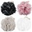 Chuya 4 Pack Bath Loofahs Sponge 70g,Shower Sponges Loofah Body Scrubber Balls for Body Cleaning Soft mesh