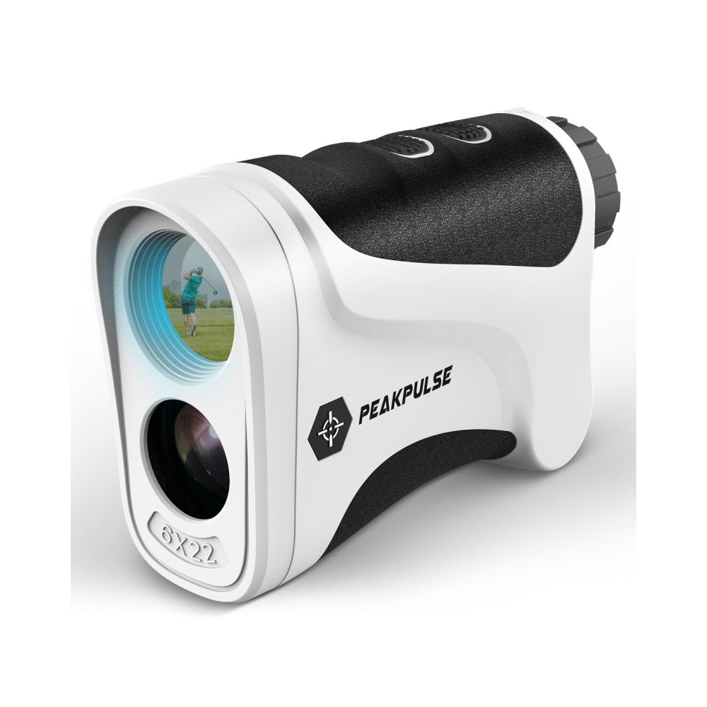 Range Finder Golf with Slope 1200 Yards 6X Zoom Angle Measurement Laser Golfing Rangefinders Distance Flag Pole Locked with Vibration Golfer Accessories for Men Women