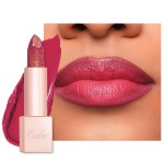 Oulac Moisture Rose Lipstick - High Shine Shimmery Finish, Super Creamy Texture, Medium to High Coverage - Gluten Free, PG14 La Vie en Rose