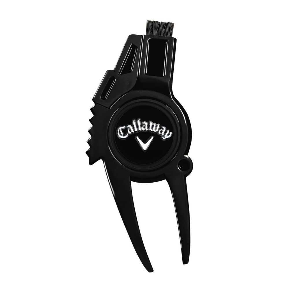 Callaway 4-in-1 Golf Divot Repair Tool, Black Chrome