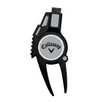 Callaway 4-in-1 Golf Divot Repair Tool, Black/Silver