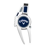 Callaway 4-in-1 Golf Divot Repair Tool, Navy/Silver