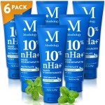 Mouthology 10% Nano Hydroxyapatite Toothpaste (6pk, Fluoride Free), Whitening*, Supports Enamel Care*, Appropriate for Sensitive Teeth*, SLS Free, Xylitol nHA Toothpaste Adults, Mint 4oz (USA Made)