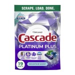 Cascade Platinum Plus Dishwasher Pods, Dishwasher Detergent, Dish Detergent Soap, Mountain, 19 Count