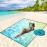 WIWIGO Beach Blanket Waterproof Sandproof Beach Mat 79 X 83/10\'x9\'for 2-8 Adults Quick Drying Outdoor Picnic Mat Beach Accessories for Travel, Camping, Hiking