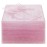 DaYammi 100Pcs Pink Dessert Plates Including 50Pcs Appetizer Plates,50Pcs Plastic Forks,Glitter Square Plate with Cake Fork,pink Disposable plates for Wedding,Plastic Salad Plate for Birthday Party
