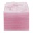 DaYammi 200 Pcs Pink Dessert Plates Including 100Pcs Appetizer plates 6\'\',100Pcs Plastic Forks 5.7\'\',Rose Glitter Plastic Square Plate for Wedding,Pink Salad plates and Cake forks for Birthday Party