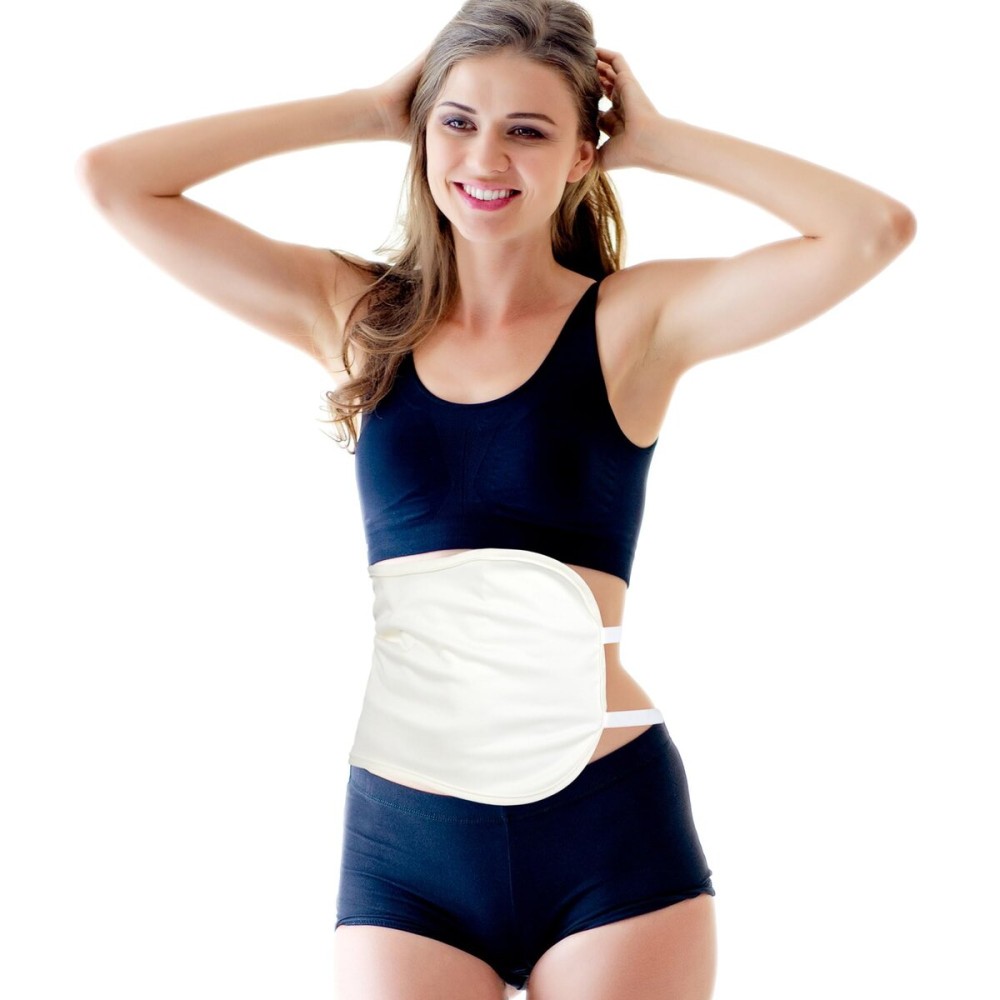 Castor Oil Pack Wrap with Organic Cotton, Reusable Castor Oil Pack for Liver Detox, White