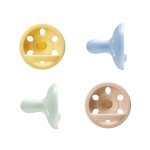 Tommee Tippee Breast-Like Pacifier, Lightweight, One-Piece Silicone Design, Symmetrical Nipple, 0-6m, 4 Pack