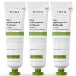 Boka Fluoride Free Toothpaste, Nano Hydroxyapatite Toothpaste, Appropriate for Sensitive Teeth - for Adult, Kids Oral Care - Cucumber Mint Flavor, 4 Fl Oz 3Pk US Manufactured