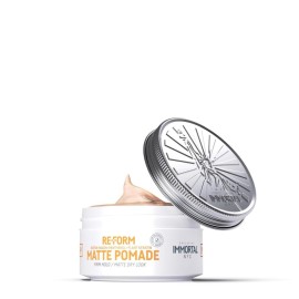 Immortal NYC Re-Form Original Pomade - Medium Shine & Strong Hold - Men\'s Water-Based Hair Balm - Vegan Styling Cream with Biotin, Keratin & Panthenol for All Hair Types (150 mL, Reform Matte)
