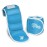Ankle Weights Set (2 x 3lb Cuffs) - 6lbs in Total - for Women, Men and Kids - Used for Workouts at Home, Pilates, Yoga, Boxing, Dancing and Resistance Training, Baby blue
