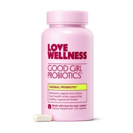 Love Wellness Good Girl Probiotics | Womens Vaginal Health & pH Balance Supplement | 9-Strain Probiotic for Urinary Tract, Yeast, Odor & Immune Support | Gluten-Free (30-Day Supply)
