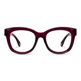 Peepers by PeeperSpecs Center Stage Focus - Dark Cherry +3.00