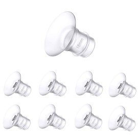Flange Inserts for Medela,Spectra 24mm Shields/Flanges,Willow Wearable Cups Compatible with TSRETE,CPPSLEE,Momcozy S9/S12 Wearable Breast Pump (8pcs-16mm Flange Insert)
