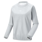 HOTSUIT Sauna Suit Women Durable Gym Workout Sauna Jacket Sweat Suits, Light Gray, XL