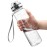 OLDLEY Water Bottle, 32oz Motivational Sports Water Bottle with Time Marker - Times to Drink - Tritan, BPA Free, Wide Mouth Leakproof,Capacity Clear