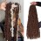 ZRQ 2Packs 30 Inch Butterfly Locs Crochet Hair Brown Long Distressed Butterfly Faux Locs Crochet Hair Synthetic Hair For Women (30 Inch, 30)