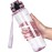 OLDLEY Water Bottle, 32oz Motivational Sports Water Bottle with Time Marker - Times to Drink - Tritan, BPA Free, Wide Mouth Leakproof,Clear Pink