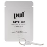 PUL Pack of 1 Reusable 2-in-1 Aligner Seating Chewie & Removal Tool - Compatible with Invisalign, Removable Braces, Retainers & Trays - Easy-to-Use Remover & Chew, Dental & Oral Hygiene Care - White