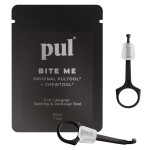 PUL Pack of 2 Reusable 2-in-1 Aligner Seating Chewie & Removal Tool - Compatible with Invisalign, Removable Braces, Retainers & Trays - Easy-to-Use Remover & Chew, Dental & Oral Hygiene Care - Black