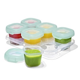 OXO Tot Baby Blocks Freezer Storage Containers (2 Oz.) - Opal