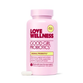 Love Wellness Good Girl Probiotics | Womens Vaginal Health & pH Balance Supplement | 9-Strain Probiotic for Urinary Tract, Yeast, Odor & Immune Support | Gluten-Free (90-Day Supply)