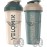 VELOMIX -2 Pack- 28 oz Protein Shaker Bottles for Protein Mixes - 2x Wire Whisk | Leak Proof Shaker Cups for Protein Shakes | Protein Shaker Bottle Pack | Shakers for Protein Shakes-Blue&Beige