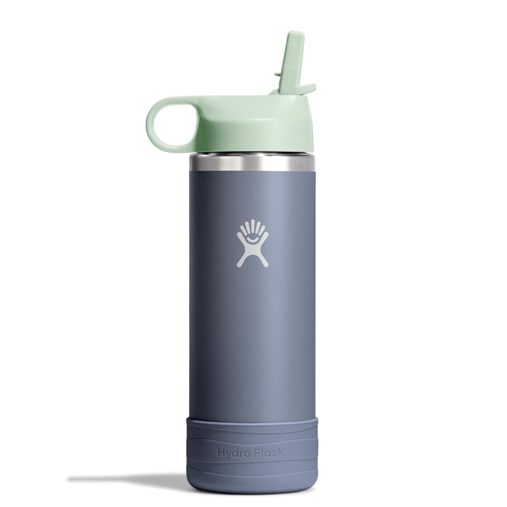 Hydro Flask Kids Water Bottle for School - Stainless Steel and Insulated with Straw Cap - 18 Oz in Koala