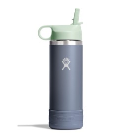 Hydro Flask Kids Water Bottle for School - Stainless Steel and Insulated with Straw Cap - 18 Oz in Koala