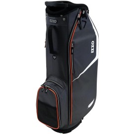 Izzo Ultra Lite Golf Bag, Cart Bag (Grey/Orange)