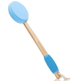 Slick- Lotion Applicator, 17 Inch, Blue, Back Applicator Lotion, Certified Organic, Easy Reach Washable, Self Tanner for All Skin Tone