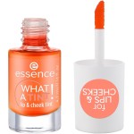 essence | What a Tint! Lip & Cheek Tint | Long-Lasting Liquid Blush & Lip Stain | Non-Sticky & Kiss-Proof | Vegan & Cruelty Free (03 |Peachy Vibes)