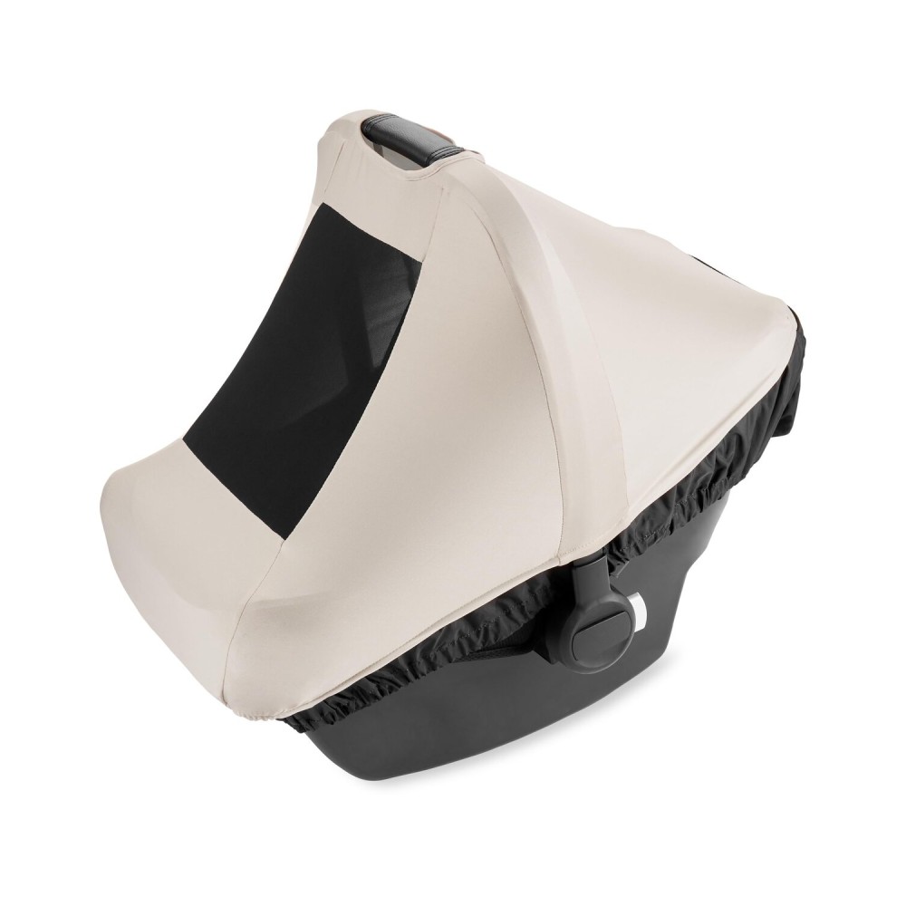 Skip Hop All Seasons Baby Car Seat Cover 4 in 1 Universal Fit with UPF40+ Sunshade and Water Resistant Fabric Oat