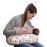Boppy Nursing Pillow - Ergonomic Bottle & Breastfeeding Pillow with High, Firm, Large Area, Water-Repellent Cushion with Washable Cover; Baby Safety Alliance Verified - Tan Happy Houseplants