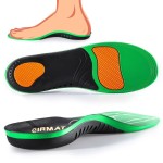 Plantar Fasciitis High Arch Support Insoles for Men Women, Arch Support Inserts for Men, Work Boot Shoe Inserts for Women-Orthotic Insert for Flat Feet, Absorb Shock(M-Green) 220+ lbs