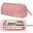 Leudes Hair Tools Travel Bag for Shark Flexstyle Carrying Case Portable Shark Hair Air Wrap Dryer Case Waterproof Dustproof Flat Curling Iron Travel Organizer (Dark Pink)