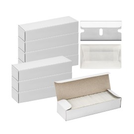 Bates- Single Edge Razor Blades, 800 Pack, Silver, Carbon Steel Razor Blades Single Edge Blades