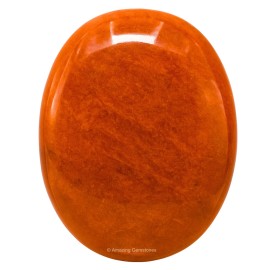 Amazing Gemstone Chocolate Jasper Crystals and Healing Stones - Large Palm Stone Crystals Piedra - Crystal for Good Luck, Positive Energy, Meditation - Unique Stocking Stuffers and Birthday Gifts