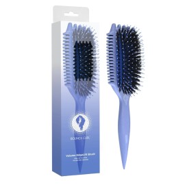 Bounce Curl Volume EdgeLift Brush, 5-in-1 Tool for Volumized, Defined Curls, Waves & Coils - Blue