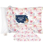 KeaBabies Toddler Pillowcase 13x18 - Organic Cotton Toddler Pillowcase for Kids, Boys, Girls, Soft & Durable Cotton Cover for Miniature Sleepy Pillows, Cute Colors, Pillow Sold Separately (Fantasy)