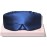 LitBear Silk Sleep Mask for Side Sleeper, Eye Mask Sleeping for Women Men 100% 22 Momme Pure Mulberry Silk, Face-Hugging Padded Eye Cover for Sleeping with Adjustable Band (Midnight Blue)