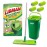 Libman Rinse \'n Wring Mop and Bucket System | Microfiber Floor Mop | Hardwood Floor Cleaner | Wet & Dry Mop | Clean & Dirty Water Chambers | Power Blades | 5 Total Microfiber Pads